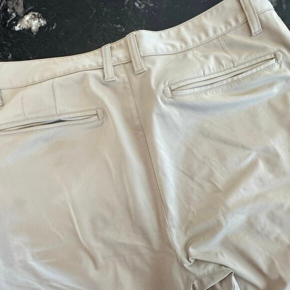 Rhône commuter classic pant khaki tan size 33 inseam 31.5 straight leg stretch - Picture 10 of 10